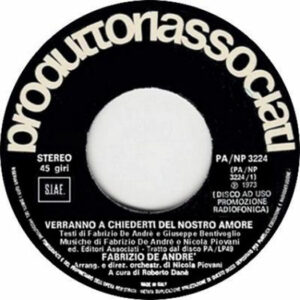 Il bombarolo / Verranno a chiederti del nostro amore